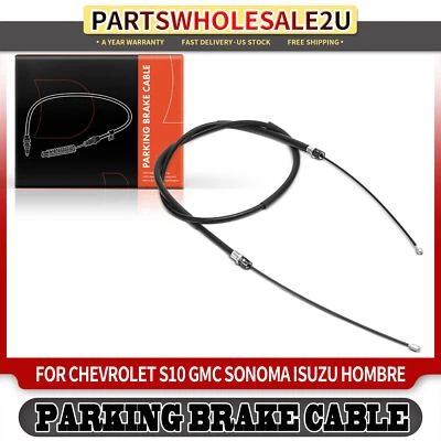Cable de freno de estacionamiento trasero izquierdo izquierdo conductor para Chevrolet S10 GMC Sonoma 1996-2003 Foto 1 de 4