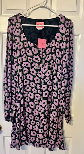 Mini abito Kate Spade New York Flaire Flora fluido taglia 10