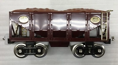 MTH Tinplate Traditions 10-1130 Standard Gauge Ore Car #221 Maroon - Image 1 of 4