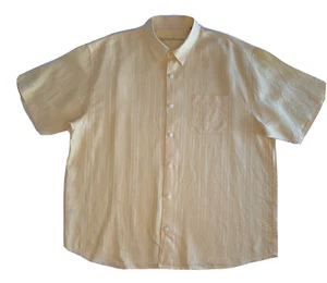 Camisa hawaiana Tommy Bahama 100 % lino para hombre XLX manga corta informal playa - Imagen 1 de 12