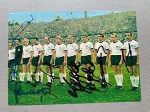 WM 1966 DFB (9x signiert) signed Foto 13x18 Autogramm - Picture 1 of 2