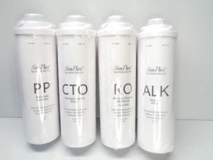 Set 4 Sim Pure A4XS Filters for T1-400ALK: PP~CTO~Membrane~ALK Remineralization - Picture 1 of 1