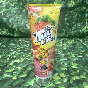 FIESTA SUN STRAWBERRY BANANA BREEZE 50X BRONZER TANNING LOTION - Picture 1 of 1