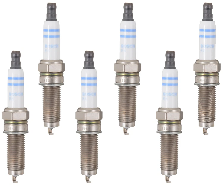 Set of 6 Spark Plugs for Jeep Cherokee, Gladiator, Grand Cherokee, Wrangler - Image 1 of 1