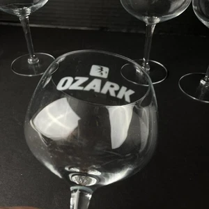 Vintage Ozark Airlines Stiel Weingläser 5er Set geätzt St. Louis, Missouri - Bild 1 von 7