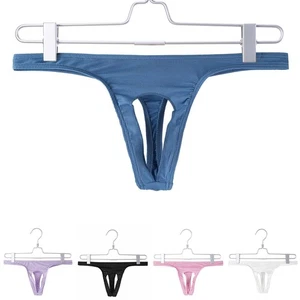 Slip intimo uomo vita bassa perizoma traspirante con disegno foro aperto - Picture 1 of 16