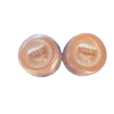 Maybelline Dream Matte Mousse Foundation, Cocoa Dark 3 Lot Of 2 Sealed - Image 1 of 4