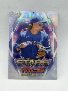 2023 Topps Series 1 Bobby Witt Jr. Stars of MLB Chrome #SMLBC-17 Royals - Picture 1 of 2