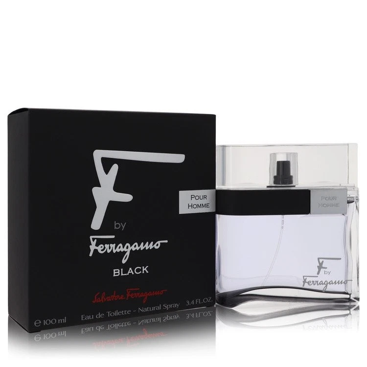 F Black de Salvatore Ferragamo Eau De Toilette Spray 3.4 OZ Para Hombres Nuevo En Caja Foto 1 de 1
