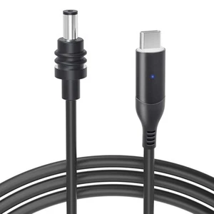 DC to USB-C Power Cable with LED for Starlink Mini 2M/6.5FT, Support 2M/6.5FT - Photo 1/9