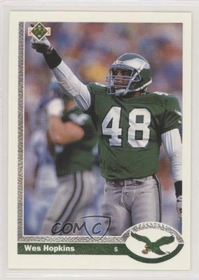 1991 Upper Deck Wes Hopkins #106 - Image 1 of 2