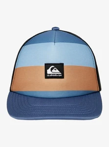 QUIKSILVER EMU COOP CHINA BLUE youth UNISEX CAP HAT NEW SURF LOGO Adjust 8-16 YR - Picture 1 of 4