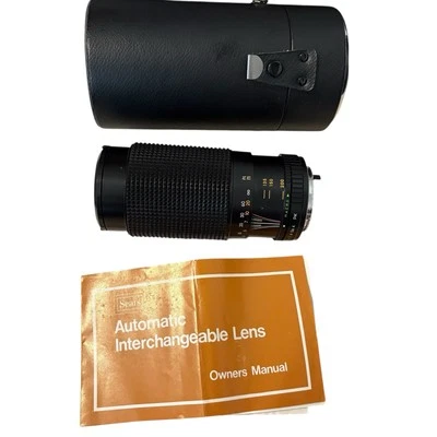 Lente de cámara con zoom automático de colección Sears multicapa 1:4,0 f=80 200 mm 55ø con estuche y manual Foto 1 de 4