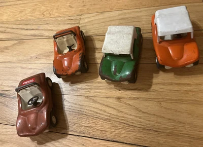 Tonka Fun Buggy Dune Buggies Bundle Lot of 4 Copper Green & Orange Minis Steel - Image 1 of 4