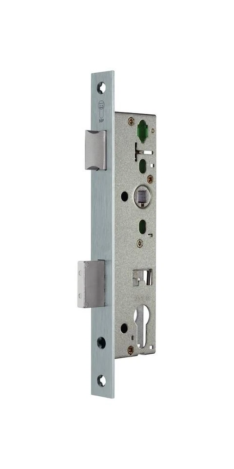 SSF Rohrrahmen-Einsteckschloss PZW 24/35/92/8 mm DIN links / rechts Edelstahl...