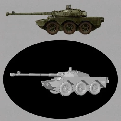 Kit maqueta para montar y pintar - Vehículo militar - AMX 10 RC  -  1/72 - Immagine 1 di 2