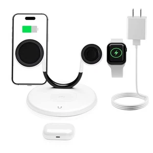Für Magsafe Magnetic Wireless Charger iPhone: 3 in 1 Fast 15W Phone Charging... - Bild 1 von 8