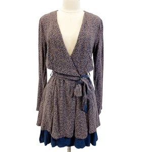Harlyn Womens Jacket Small Wrap Tie Waist Parisian Trench Cottagecore Fall Indie - Picture 1 of 13
