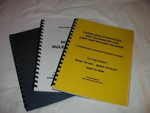 TEXAS HOLD'EM PRO POKER COURSE CASINO GAMBLING LEARN IMPROVE MAKE MONEY BOOKS - Bild 1 von 1