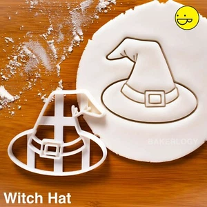 Witch Hat cookie cutter | Halloween witchcraft pagan black magic spells wiccan - Picture 1 of 6