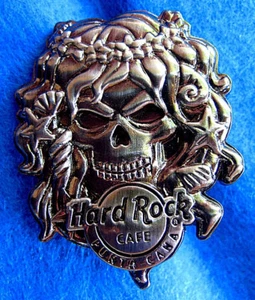 PUNTA CANA DR SEA GODDESS GIRL SERIE CALAVERA PLATEADA 3D Hard Rock Café PIN LE - Imagen 1 de 1