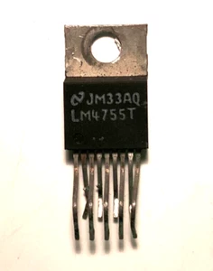 LM4755T Stereo audio amplifier 2x11W 40V TO-220-9 Genuine National part x 1 pcs - Picture 1 of 1