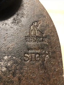 Antique Scovil Hoe Co Hoe Head With Embossed Farmer Logo No. SIG7 - Picture 1 of 5