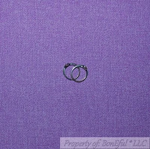 BonEful Fabric FQ Cotton Quilt VTG Purple Texture Blender Calico Tiny Check Mask - Picture 1 of 12