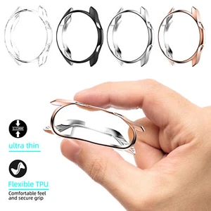 Plated Cases For Samsung Galaxy Watch Active2 40 44mm PC Protector Bumper Cover - Picture 1 of 15