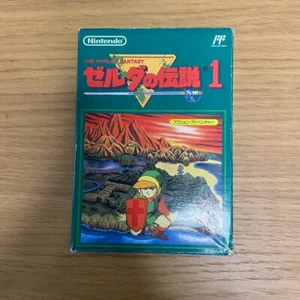 The Legend of Zelda 1 HVC-ZL Famicom NES NTSC-J Nintendo 1994 Box USED - Picture 1 of 20