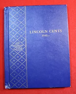 1941-1961D Lincoln Wheat Memorial Cent 59 meist Zirkusmünzen Vintage Album A40 - Bild 1 von 3