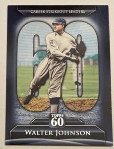 2011 Topps 60 #T60-51 ⚾️ HOF Walter Johnson ⚾️ Washington Senators ⚾️ Career K’s - Picture 1 of 6