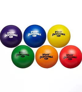 Voit Tuff Dodgeballs (Prism Pack), 6 1/4-Inch - Picture 1 of 6
