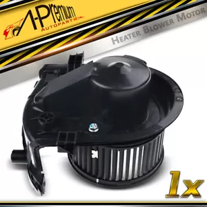 A-Premium Front Heater Blower Motor w/Wheel for VW Golf Jetta 93-99 Cabriolet 93 - Picture 1 of 8