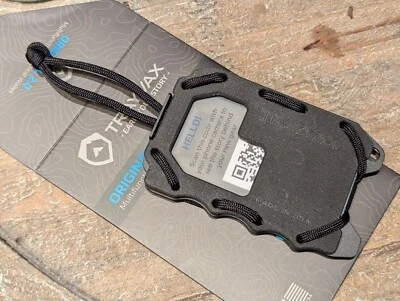 Trayvax Original 2.0 Black G10 Tactical minimalist Wallet -read Reg 59.99 - Image 1 of 4