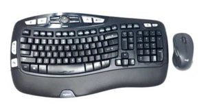 Ultimate Logitech Multimedia Keyboard/Mouse Combo Fully Functional -Wireless set - Picture 1 of 6