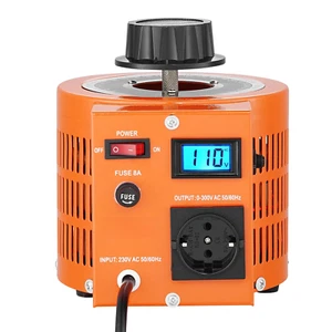 AUTO TRANSFORMADOR VARIABLE 2000VA SALIDA REGULADA DE 0 A 240 VOLTIOS VARIAC 6A - Bild 1 von 7