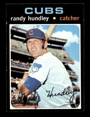 1971 Topps #592 Randy Hundley Cubs EX *u9 - Image 1 of 2