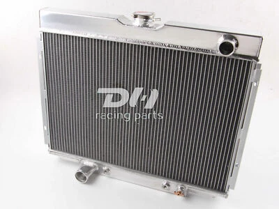 Radiador de aluminio 4 filas para Ford Mustang/Cougar/Fairlane/Falcon/LTD V8 1967-1970 Foto 1 de 4