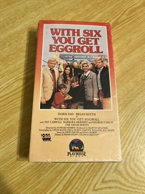 With Six You Get Eggroll 1985  VHS Doris Day Brian Keith - Image 1 of 2
