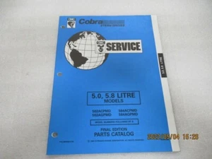 PM178 1995 OMC Cobra 5.0,5.8 L Models Final Edition Parts Catalog Manual 3850649 - Picture 1 of 3