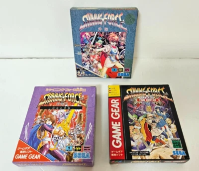 Sega Game Gear Shining Force Gaiden 1 2 Final Conflict Lot 3 set RARE - Image 1 of 3