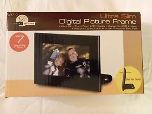 NEW IN BOX Digital Decor Ultra Slim Digital Picture Frame (7') with Remote - Picture 1 of 6