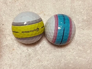 24 TaylorMade Tour Response Light Blue/Green mix Stripe Mint 5A(AAAAA)Golf Balls - Picture 1 of 1