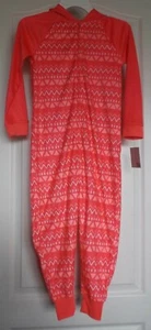 GIRLS SO ONE PIECE ZIP UP PAJAMAS WITH HOOD - HALLOWEEN - FOX - SIZE 4 - NWT - Picture 1 of 6