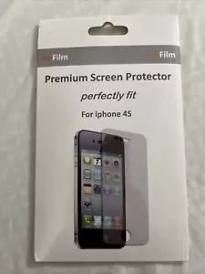 amFilm Premium Screen Protector Perfectly Fit For Iphone 4S - Photo 1 sur 3