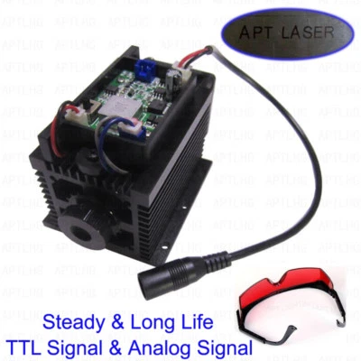 Módulo de grabado de cabezal láser analógico de 12 W TTL y marcado de metal grabadora de corte de madera Foto 1 de 4