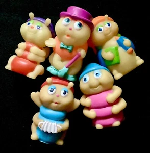 Vintage Playskool Glo Friends Glow Worm Bugs Hasbro - Picture 1 of 23