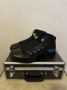 Nike Air Jordan 17 OG Nero Argento Metallizzato 2002 302720-041 �� - Foto 1 di 11