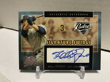 2005 Fleer National Pastime Signature Swings Khalil Greene #SS-KG Auto